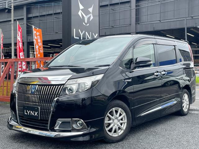 エスクァイアハイブリッド(トヨタ) 1.8 Gi　黒革 後席モニター 大型アルパインナビ 中古車画像
