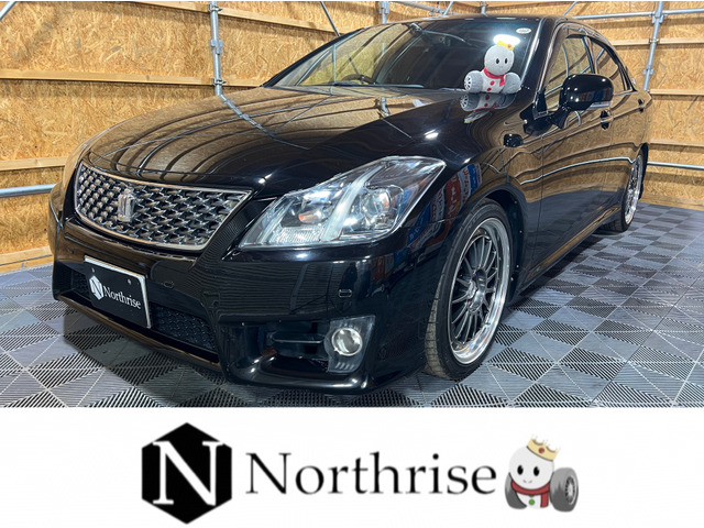 クラウンアスリート(トヨタ) 2.5 i-Four 4WD　SR黒革純ナビTV後カメラETCクルコン 中古車画像