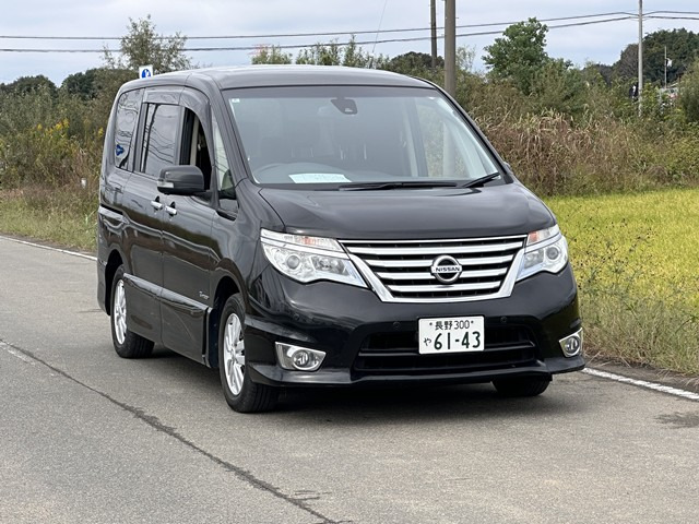 セレナ(日産) 2.0 ハイウェイスター S-HYBRID アドバンスドセーフティパッケージ　ユーザー買取 純正ナビー テレビ BT 中古車画像