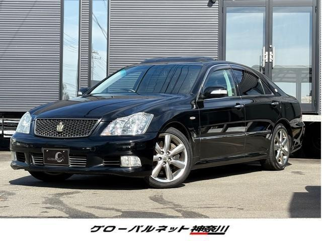クラウンアスリート(トヨタ) 3.5 60thスペシャルエディション　サンルーフ 黒本革シート 純正マルチナビ 中古車画像