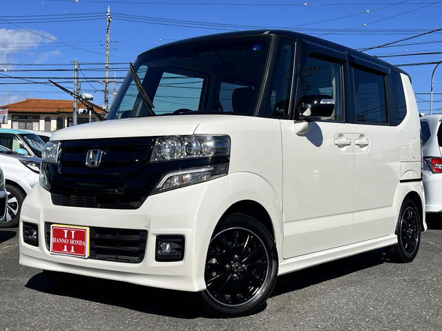 N-BOXカスタム(ホンダ) G ターボ Lパッケージ 2トーンカラースタイル　純正ナビTV 両側電動 HID 中古車画像