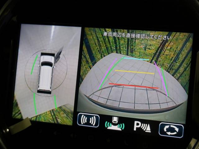 【全方位モニター用カメラ】専用のカメラにより、上から見下ろしたような視点で360度クルマの周囲を確認することができます☆死角部分も確認しやすく、狭い場所での切り返しや駐車もスムーズに行えます。