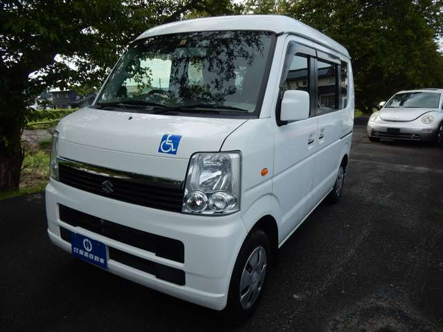 エブリイワゴンウィズ 車いす移動車 リヤシート付 電動固定式