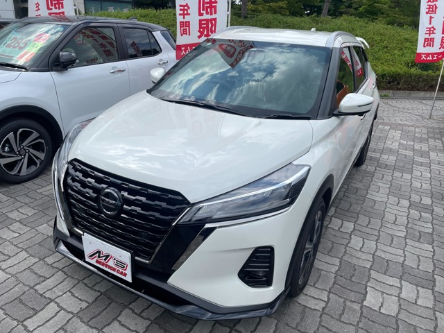 キックス(日産) 1.2 X FOUR スタイルエディション(e-POWER) 4WD　本革シート SDナビ クリアランスソナー 中古車画像