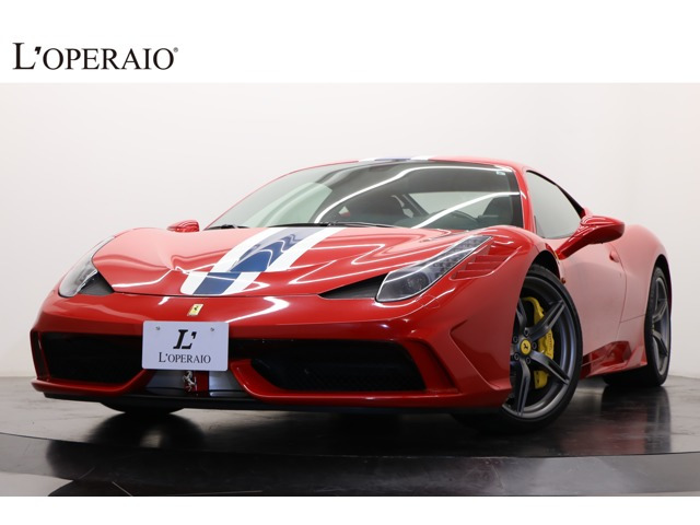 458スペチアーレ(フェラーリ) F1 DCT　正規D リフティング レーシングストライプ 中古車画像