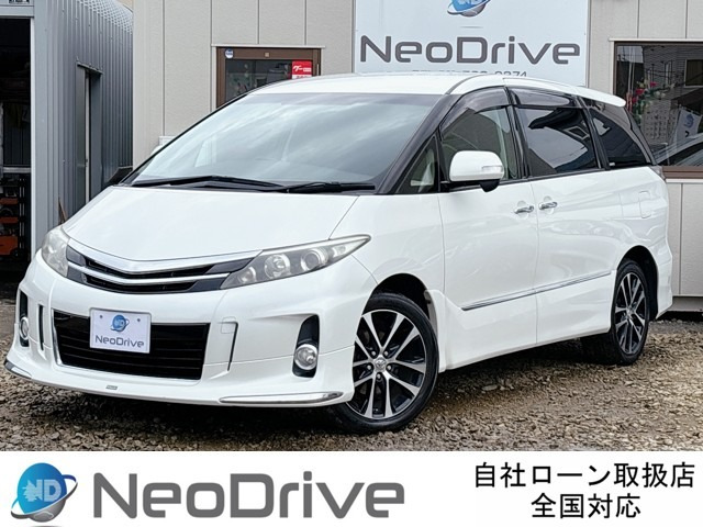エスティマ(トヨタ) 2.4 アエラス プレミアム エディション 4WD　本州仕入 モデリスタ ナビTV 両Pスラ 中古車画像