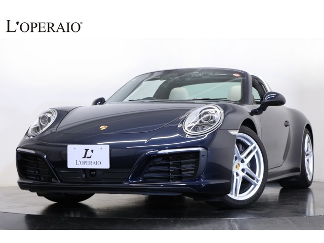 911(ポルシェ) タルガ4 PDK　有償色 クレヨン&amp;times;紺革 スポクロ スポエキ 中古車画像