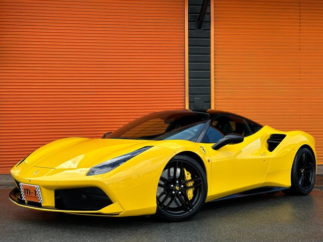 488GTB(フェラーリ) F1 DCT　左H ブリリアントCarbonD-ZoneLED 鍛造20AW 中古車画像