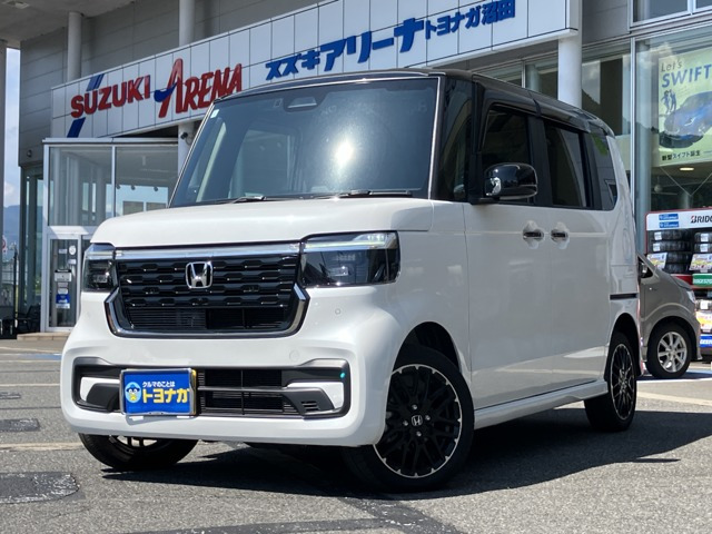 NBOXカスタム（ホンダ）ターボ コーディネートスタイル 2トーン 4WD　8型ナビTV Bカメラ 両側電動ドア LED 中古車画像