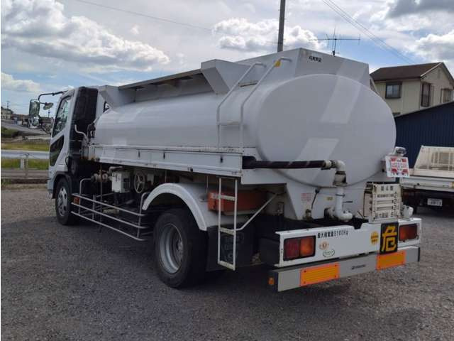 三菱 ファイター タンクローリー 増トン 6トン 3層6KL 消防書類