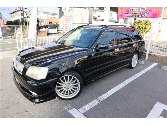クラウンエステート(トヨタ) 2.5 アスリート　後期モデル!ブラック全塗装 外品フルエア 中古車画像