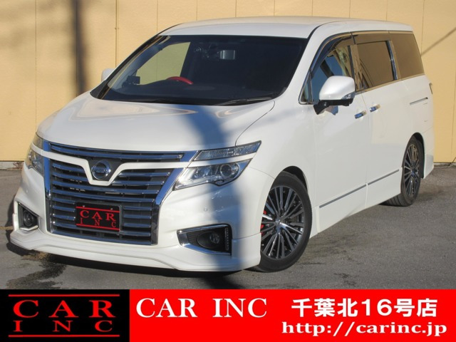 エルグランド(日産) 3.5 350ハイウェイスター　ワンオーナー ローダウン 全方位カメラ 中古車画像
