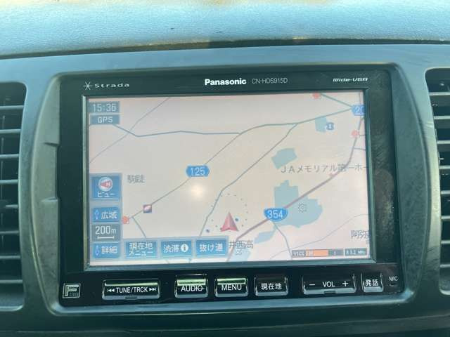 ナビ動作確認済みですが、ナビ更新、アップデートは不明。現状でのお渡しとなります。