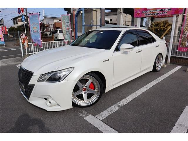 クラウンアスリート(トヨタ) ハイブリッド 2.5 S　外品フルエアロ Rスポ イデアルエアサス 中古車画像