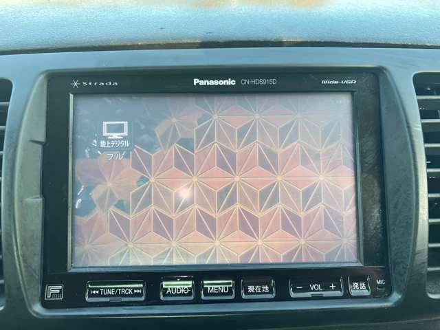 TV視聴可(フルセグ・ワンセグかは不明)