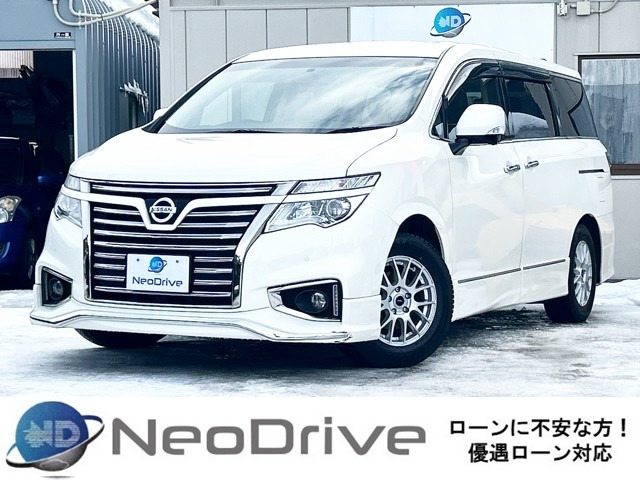 エルグランド(日産) 2.5 250ハイウェイスターS アーバンクロム 4WD　本州仕入 エアロ 寒冷地 後席モニター 中古車画像