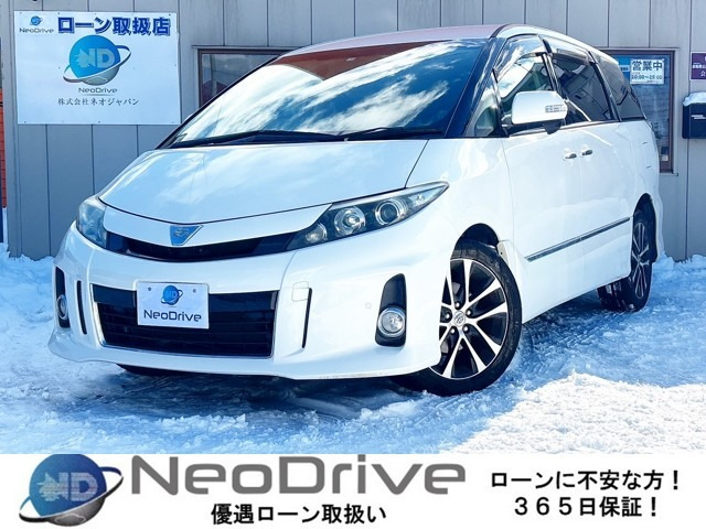 エスティマ(トヨタ) 2.4 アエラス プレミアム エディション 4WD　本州仕入 ナビ 両Pスラ 後席モニター 中古車画像