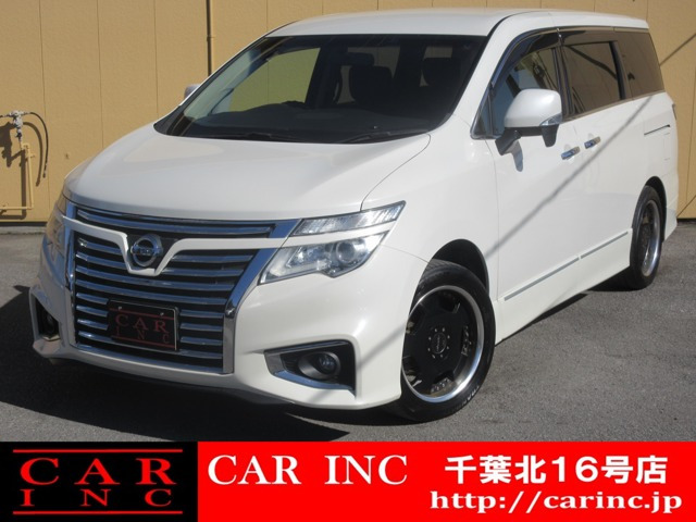 エルグランド(日産) 2.5 250ハイウェイスター　社外ナビ Bカメラ 半革シート ETC 中古車画像