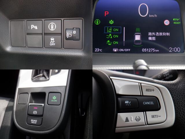 各種スイッチ付きです。話題の衝突軽減ブレーキ搭載。安全運転の強い味方です☆