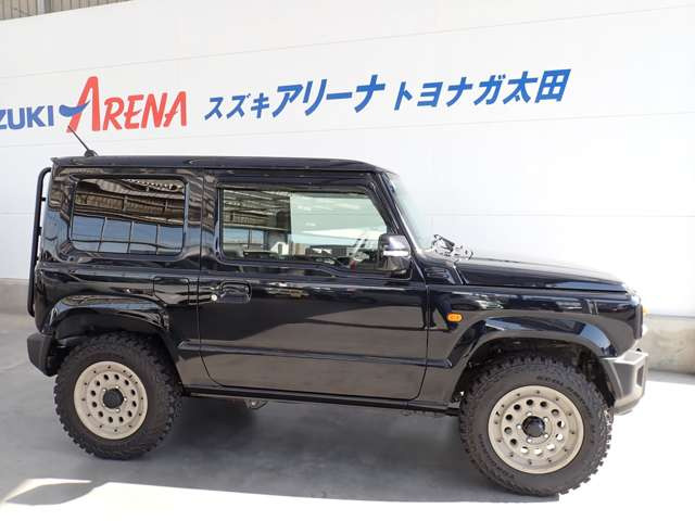スズキ ジムニー XC 4WD リフトアップ 社外マフラー ナビ の中古