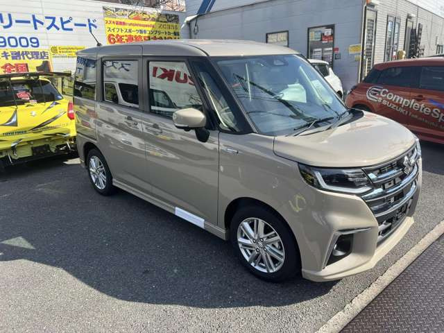 新車!最新モデル人気のアースカラー同じ価格でお好きな色オプション選べますドラレコETCナビTVお好きなメーカでお買い得価格で取り付け可能勿論正規新車販売スズキ副代理店安心全国メーカー保証付!