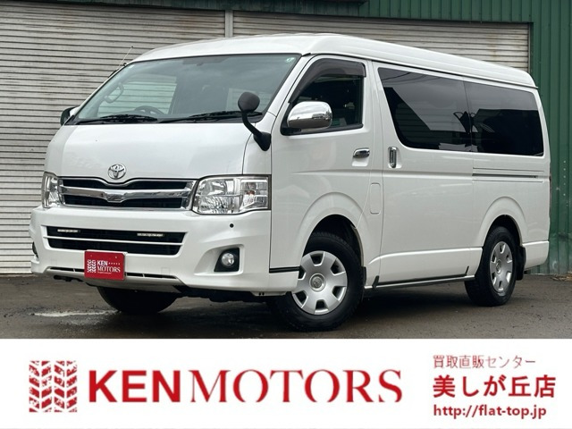 ハイエース(トヨタ) 2.7 GL ロング ミドルルーフ 4WD　左リア電動/社外ナビTV/10人乗/スターター 中古車画像