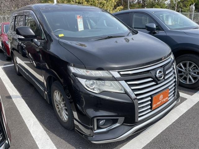 エルグランド(日産) 2.5 250ハイウェイスター プレミアム　黒革8インチナビ後席モニター両側電動LED 中古車画像