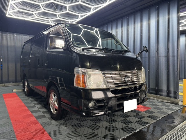 キャラバン(日産) 3.0 GX ロング ディーゼル 4WD　BT付ナビ ETC エンスタ 冬タイヤ付き 中古車画像