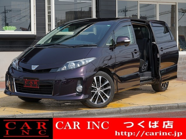 エスティマ(トヨタ) 2.4 アエラス　両側パワスラ/クルコン/純正SDナビ/ETC 中古車画像
