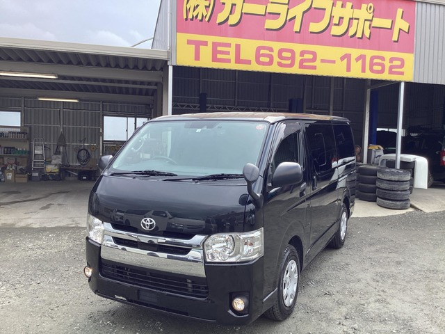 ハイエースバン(トヨタ) 2.8 DX ロング GLパッケージ ディーゼル　5型 純正LEDヘッドライト 3列シート 中古車画像