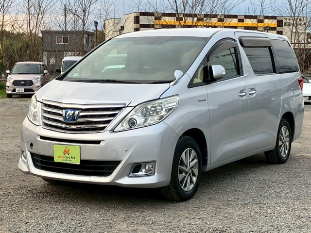 アルファードハイブリッド(トヨタ) 2.4 G 4WD　ナビ 後席モニター 両PスラD クルコン 中古車画像