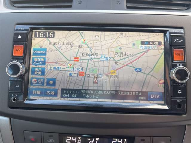 SDナビ フルセグTV