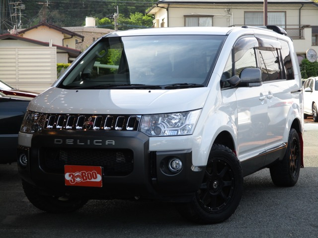 デリカD:5(三菱) 2.2 D パワーパッケージ 4WD　社外SDナビ フルセグ Bカメラ 両側電動 中古車画像