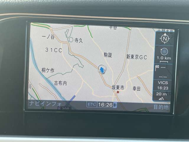 ナビ動作確認済みですが、ナビ更新、アップデートは不明。現状でのお渡しとなります。