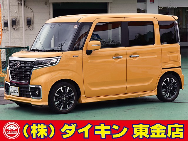 スズキ スペーシアカスタムMK53S カラーサンプル 1/18イエロー