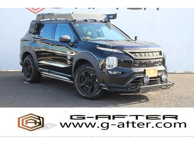 アウトランダー(三菱) PHEV 2.4 P 4WD　オーバーフェンダBFGoodrichサンルーフ黒革 中古車画像