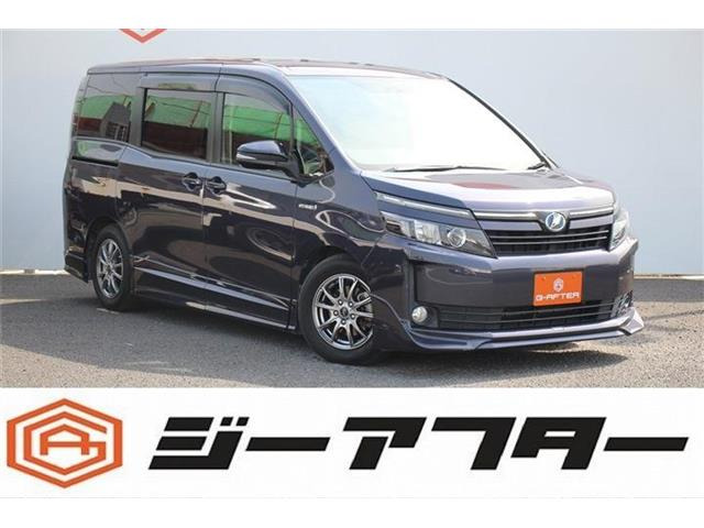 ヴォクシー(トヨタ) 1.8 ハイブリッド V　TRDエアロ両側電動7人乗ETCナビBカメラTV 中古車画像
