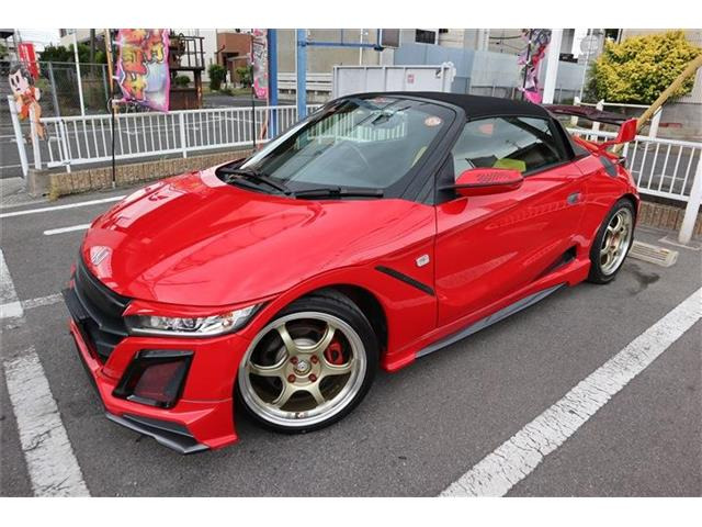 S660(ホンダ) アルファ　6MTターボ 幌 無限フルエアロ 中古車画像