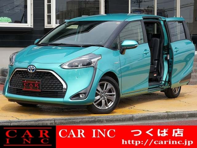 シエンタ(トヨタ) ハイブリッド 1.5 G クエロ　両側パワスラ 純正ナビ 全方位カメラ 中古車画像