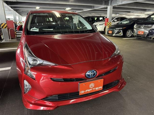 プリウス(トヨタ) 1.8 S ツーリングセレクション　純正9型ナビ地デジエアロ黒革LED衝突軽減 中古車画像