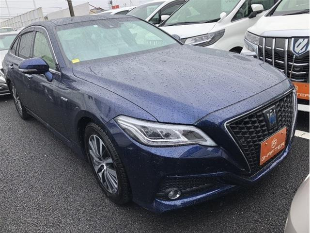 クラウン(トヨタ) ハイブリッド 2.5 G　R2登録メーカーナビTV衝突軽減3眼LED 中古車画像