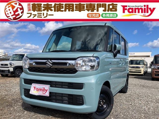 スペーシア(スズキ) ハイブリッド(HYBRID) G　両側スライド フルフラット 届出済未使用車 中古車画像