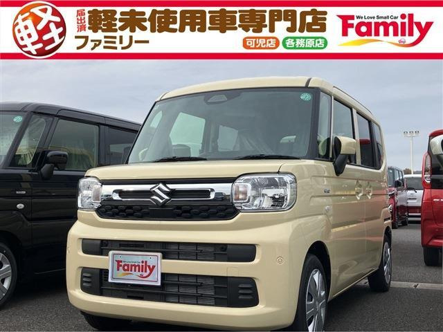 スペーシア(スズキ) ハイブリッド(HYBRID) X　両側電動スライド マット 届出済未使用車 中古車画像