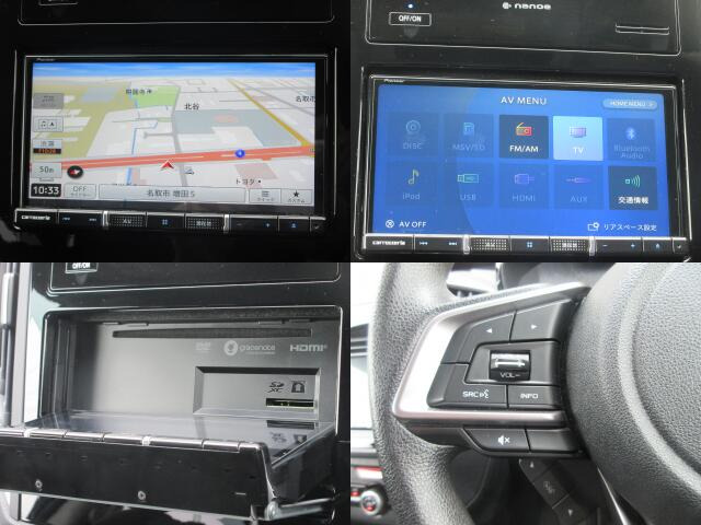 現在では必需品のナビが装備されています。オーディオはAM・FMラジオ・CD・Bluetooth・SDカードが使えます。快適ドライブの強い味方です!