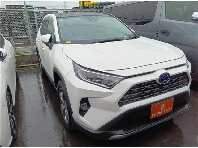 RAV4(トヨタ) 2.5 ハイブリッド G E-Four 4WD　純正9型ナビ黒革パノラマルーフ電動Rゲート 中古車画像