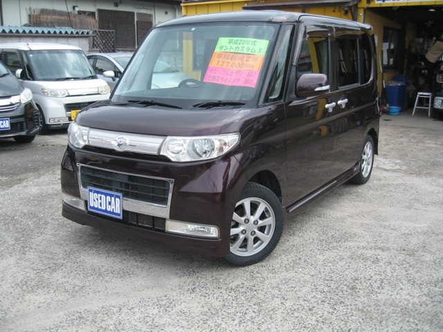 タントカスタム(ダイハツ) X 4WD　ナビ・フルセグTV・ETC・4WD!! 中古車画像