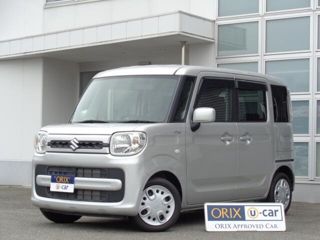 スペーシア(スズキ) ハイブリッド(HYBRID) G 衝突被害軽減ブレーキ非装着車 4WD　CDAUX シートヒーター スマートキー 中古車画像