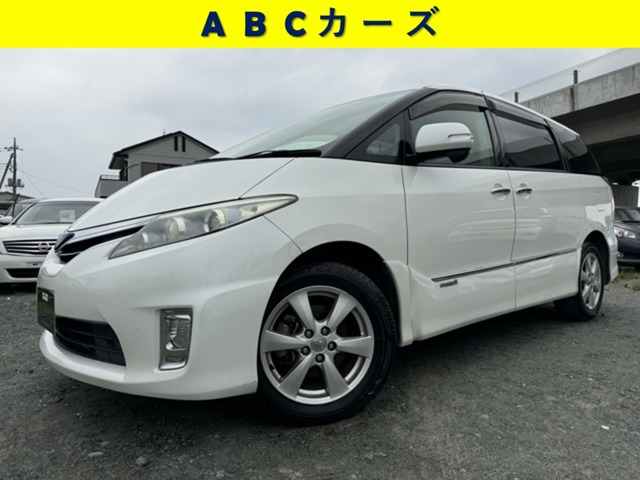 エスティマハイブリッド(トヨタ) 2.4 X 4WD　ナビ Bカメラ DVD ETC 電動ドア 中古車画像