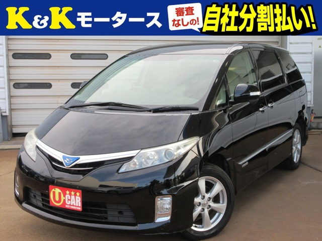 エスティマハイブリッド(トヨタ) 2.4 X 4WD　関東仕入 両側パワスラ 純正ナビ 地デジTV 中古車画像