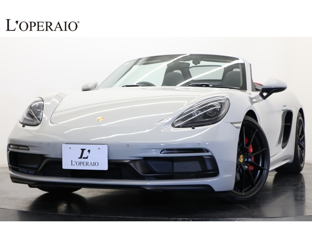 718ボクスター(ポルシェ) GTS 4.0　6MT 赤幌 ベンチレーター 20インチAW 中古車画像